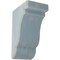 Ekena Millwork 3 1/2"W x 5"D x 7 1/2"H Bedford Wood Vintage Decor Bracket, Driftwood Blue BKTWD04X05X08BEBU - alternate 1